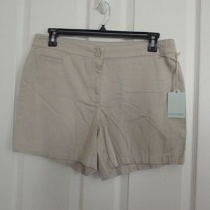 NWT - DEPT 222 tan shorts - sz 12 - MSRP $40.00